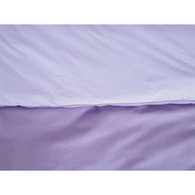 Povlak na visco polštář DOUBLE bavlna popelín 45x75 cm - fialová/levandulová