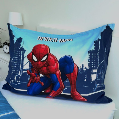 Bavlněné povlečení 140x200 + 70x90 cm - Spider-man Blue 04