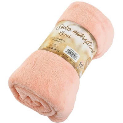 Deka mikroflanel EXCLUSIVE 150x200 - Peach