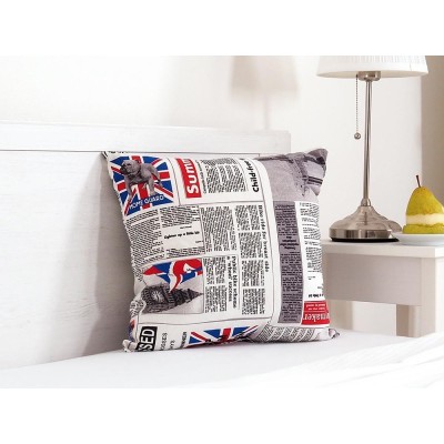 Dekorační polštářek 45x45 - English news