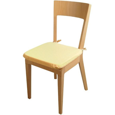 Sedák SUNSOL 40x40 se šňůrkami, ZIP - žlutá
