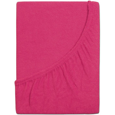 Prostěradlo Froté IDEAL - Fuchsiová