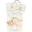 Povlečení Dětské do postýlky 100x135+40x60 - Lion King best friends