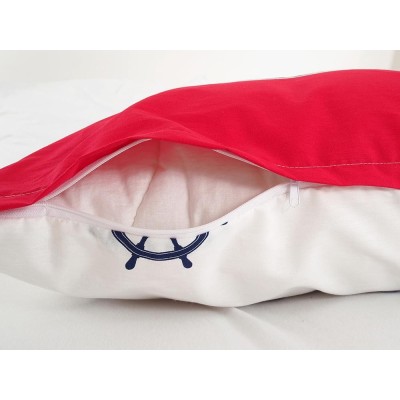 Bavlněné povlečení české výroby - Marine Red